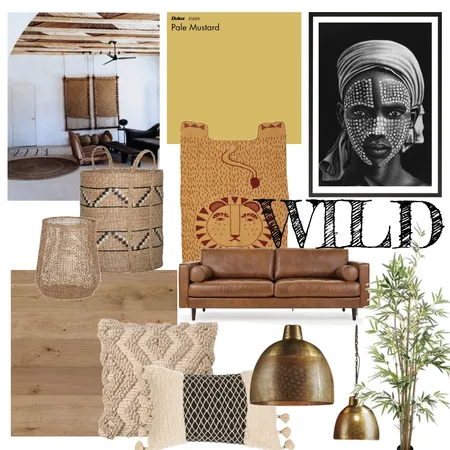 Tribal Apartment Interior Design Mood Board by isabellaparamor on Style Sourcebook