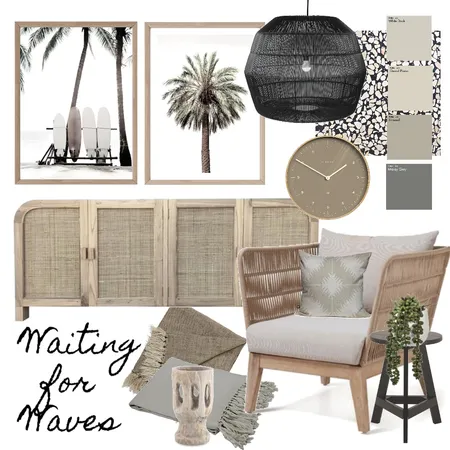 Boho art comp 4 Interior Design Mood Board by Oleander & Finch Interiors on Style Sourcebook