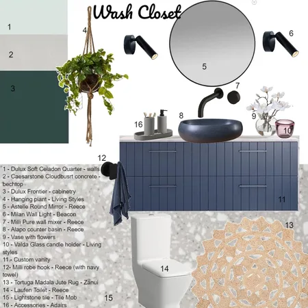 WC Interior Design Mood Board by Kellieweston on Style Sourcebook