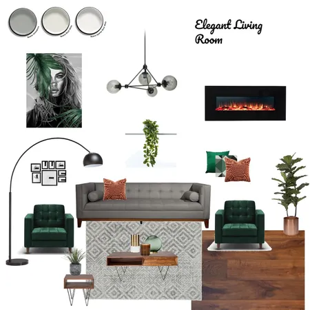 Living Room Interior Design Mood Board by Chrissy on Style Sourcebook