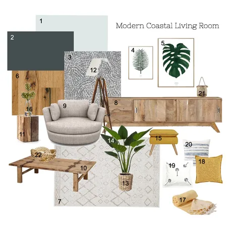 Modern Coastal Interior Design Mood Board by kamitchell on Style Sourcebook