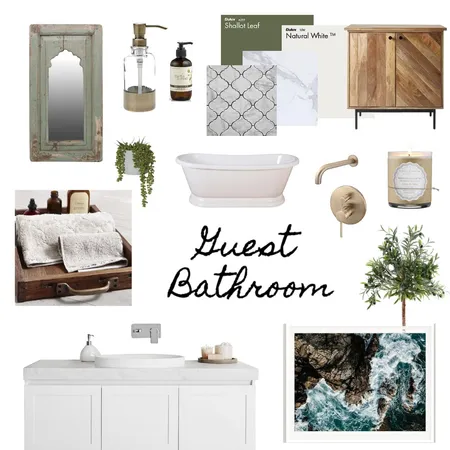 Guest Bathroom Interior Design Mood Board by Lulu on Style Sourcebook