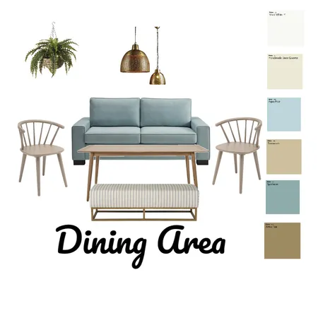 Foggy Heights Dining Area Interior Design Mood Board by alhenzairene on Style Sourcebook