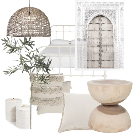 Boho Bedroom Interior Design Mood Board by Elle.A on Style Sourcebook