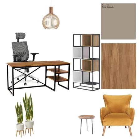 Industrial home office Interior Design Mood Board by Holi Home on Style Sourcebook