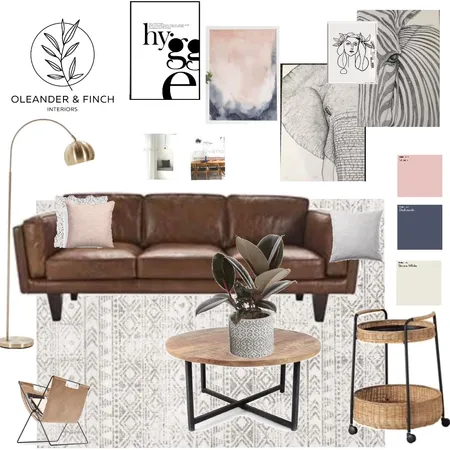 Schultz Living Room Interior Design Mood Board by Rhiannon Lee, Oleander & Finch Interiors