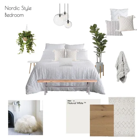 Nordic Bedroom Interior Design Mood Board by Cedar &amp; Snø Interiors on Style Sourcebook