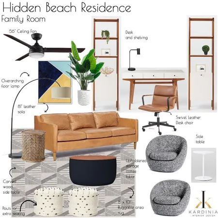 Hidden Beach Residence - Family Room Interior Design Mood Board by kardiniainteriordesign on Style Sourcebook