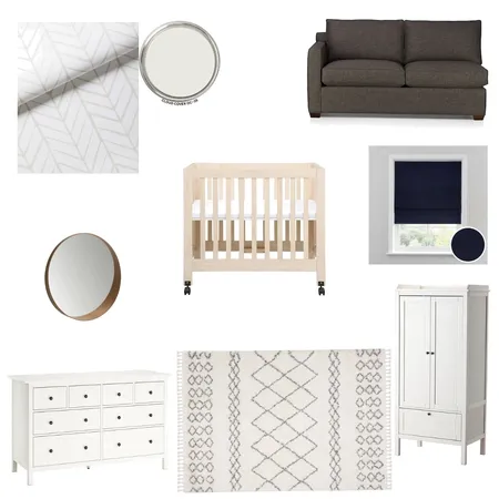 Nursery Idea - Cheaper Interior Design Mood Board by bbell516 on Style Sourcebook