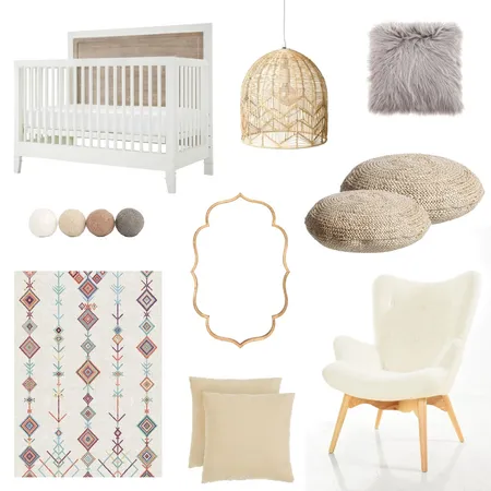 boho_nursery Interior Design Mood Board by the_kaleidoscopecat on Style Sourcebook