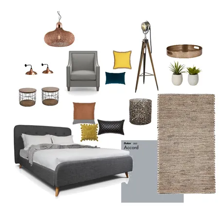 Chris &amp; Jaime's Bedroom Interior Design Mood Board by Fauxpas2fab on Style Sourcebook