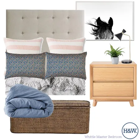 Whittle - Master Bedroom Interior Design Mood Board by Holm & Wood. on Style Sourcebook