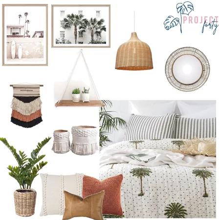 Coastal Boho Interior Design Mood Board by Project Forty on Style Sourcebook