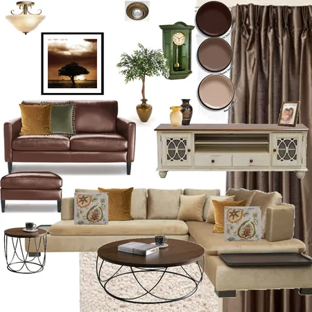 LIVING ROOM Interior Design Mood Board by Tayanna on Style Sourcebook