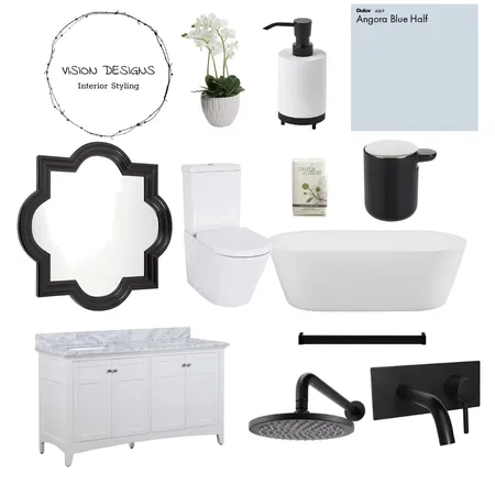 reno bathroom ensuite Interior Design Mood Board by Vision design  on Style Sourcebook