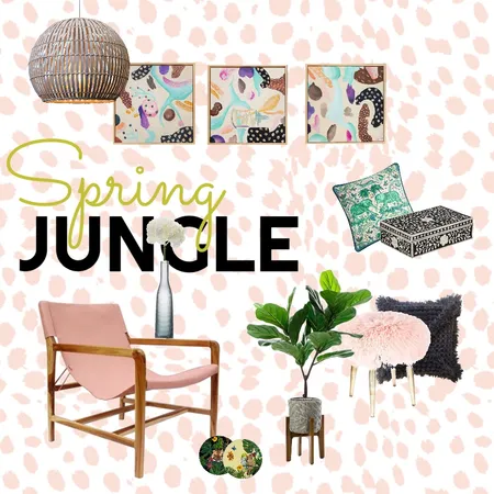 SPRING JUNGLE Interior Design Mood Board by Pip Phelps on Style Sourcebook