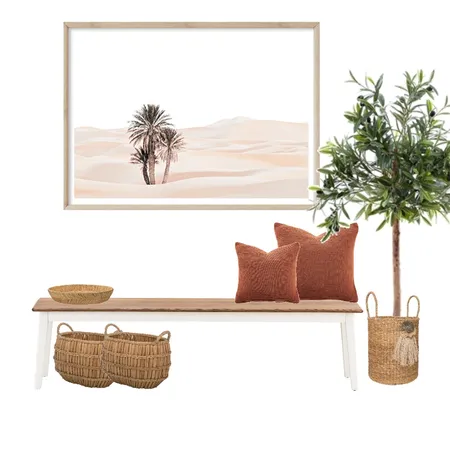 Coastal Boho Entryway Interior Design Mood Board by blossinteriors on Style Sourcebook