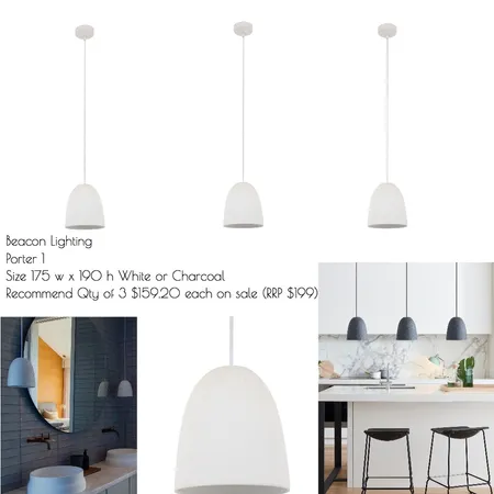 Porter Pendant Interior Design Mood Board by LWTJ on Style Sourcebook