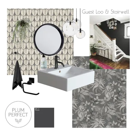 Trematon - Mood Board - Guest Toilet &amp; Stairwell Interior Design Mood Board by plumperfectinteriors on Style Sourcebook