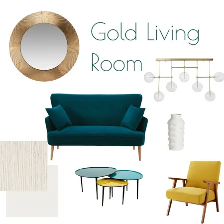 Gold Living Interior Design Mood Board by barbaracoelho on Style Sourcebook