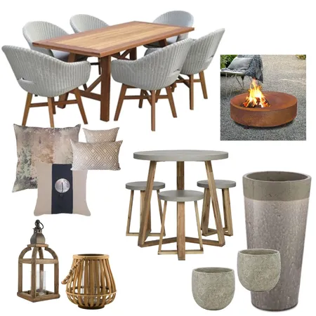 Outdoor Alfresco Interior Design Mood Board by Jo Laidlow on Style Sourcebook