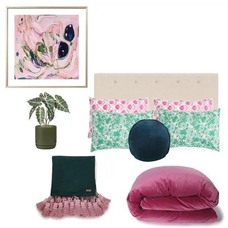 Jessica Bedroom Interior Design Mood Board by Holm & Wood. on Style Sourcebook