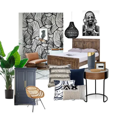 Hinds one Bedroom Interior Design Mood Board by isharyolasjones on Style Sourcebook