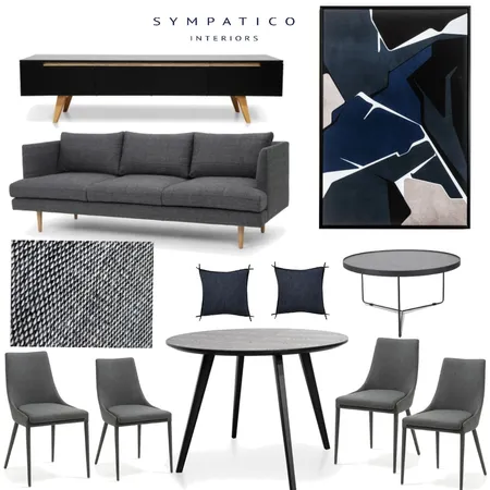 Option 1 - Dark Interior Design Mood Board by Sympatico on Style Sourcebook