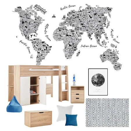 Marco's Room Interior Design Mood Board by 13 Interiors on Style Sourcebook