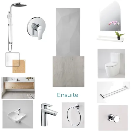 White Fresh En-suite Interior Design Mood Board by Nics Haus on Style Sourcebook