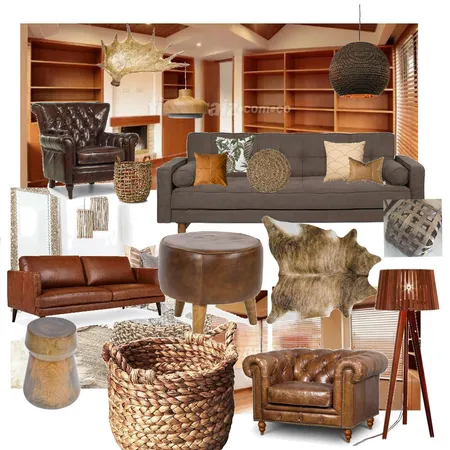 Biblioteca BROWN 2 Interior Design Mood Board by EdithG on Style Sourcebook