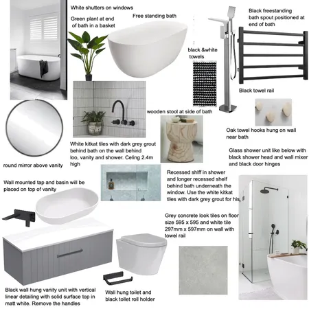 McIntyre Bathroom Interior Design Mood Board by Jennysaggers on Style Sourcebook