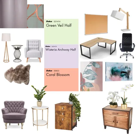 Study Room Interior Design Mood Board by GoldenMotu on Style Sourcebook