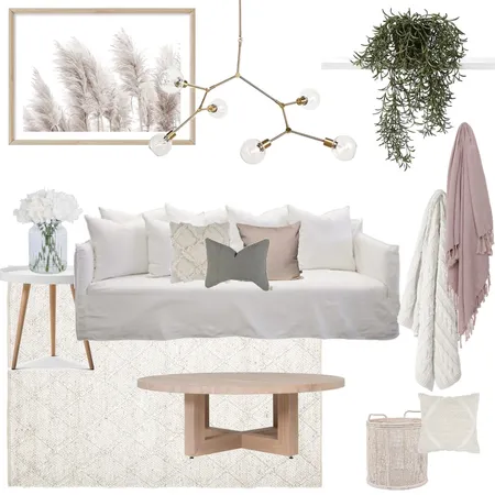 Blush Living Interior Design Mood Board by Vienna Rose Interiors on Style Sourcebook