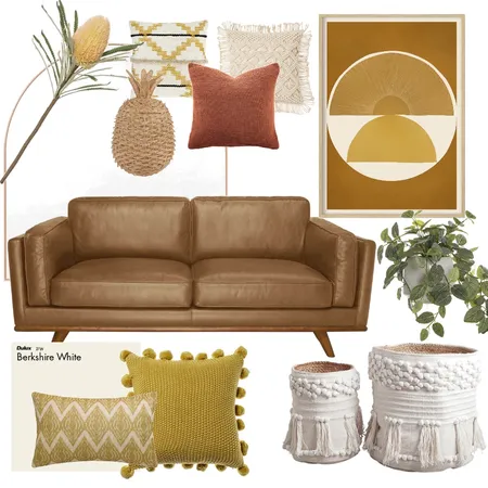 Boho Lux - Ochre Ray Art Print Interior Design Mood Board by IvoryInkStudio on Style Sourcebook