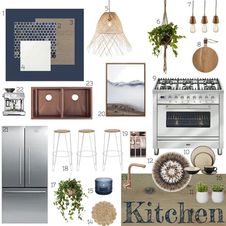 Ass 9 KITCHEN Interior Design Mood Board by Urban Habitat on Style Sourcebook