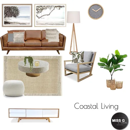 Neutral Coastal Living Interior Design Mood Board by MISS G Interiors on Style Sourcebook