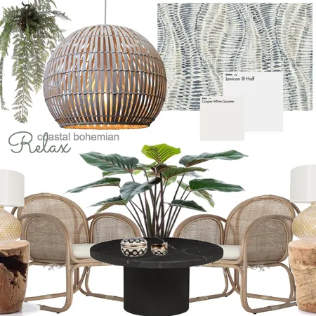 coastal boho Interior Design Mood Board by ellicecondon on Style Sourcebook