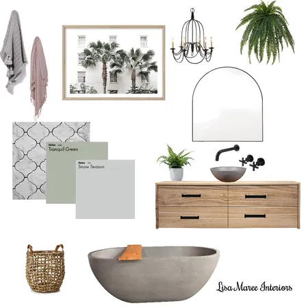 Bathroom 1 Interior Design Mood Board by Lisa Maree Interiors on Style Sourcebook