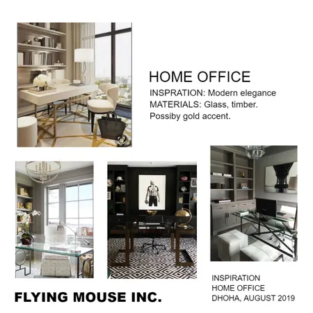 Home Office Inspo Interior Design Mood Board by Flyingmouse inc on Style Sourcebook