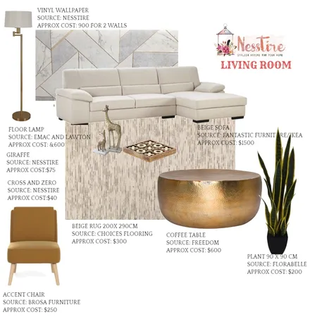 LIBERTY GROVE Interior Design Mood Board by nesstire on Style Sourcebook