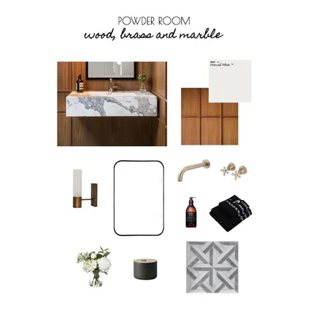 Powder Room Interior Design Mood Board by RPressDesign on Style Sourcebook