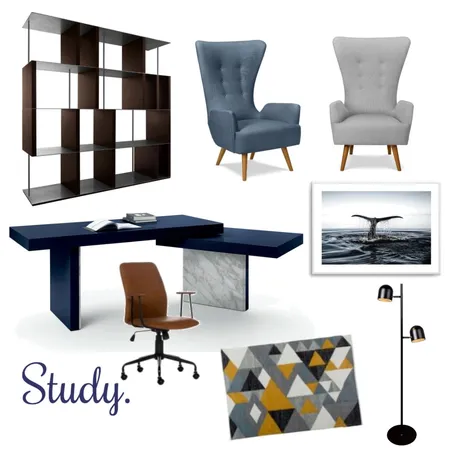 Study - final Interior Design Mood Board by ballan on Style Sourcebook