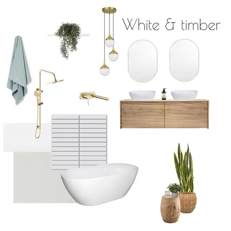 White &amp; timber Bathroom Interior Design Mood Board by Northern Rivers Bathroom Renovations on Style Sourcebook
