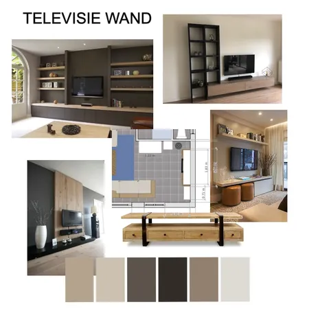 Edje ground floor televisie wand Interior Design Mood Board by Annamarie on Style Sourcebook