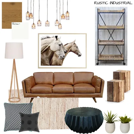 Rustic Industrial Interior Design Mood Board by AlexisK on Style Sourcebook