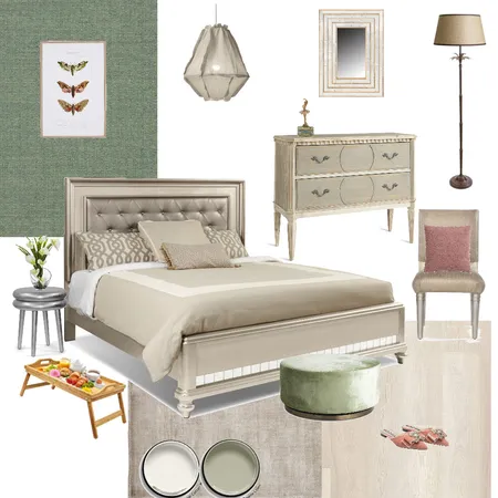 Romantic Metallic Interior Design Mood Board by Tayanna on Style Sourcebook