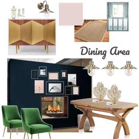 Mod 8 - Dining Area Interior Design Mood Board by HelenGriffith on Style Sourcebook