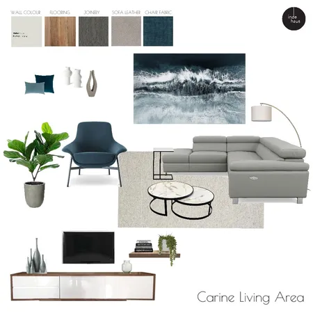 Carine Residence - Living Area 2 Interior Design Mood Board by indi haus on Style Sourcebook