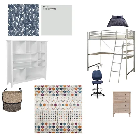 Lily's Bedroom Interior Design Mood Board by kirstylee on Style Sourcebook